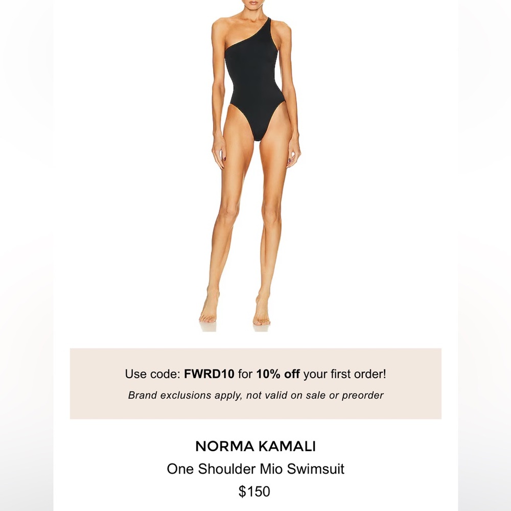 Norma Kamali One Piece Swimsuit
